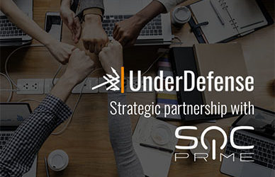 Strategic partnership between UnderDefense and SOC Prime