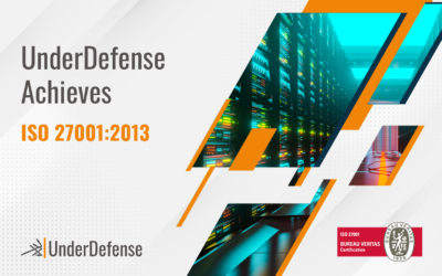 UnderDefense Achieves ISO 27001:2013