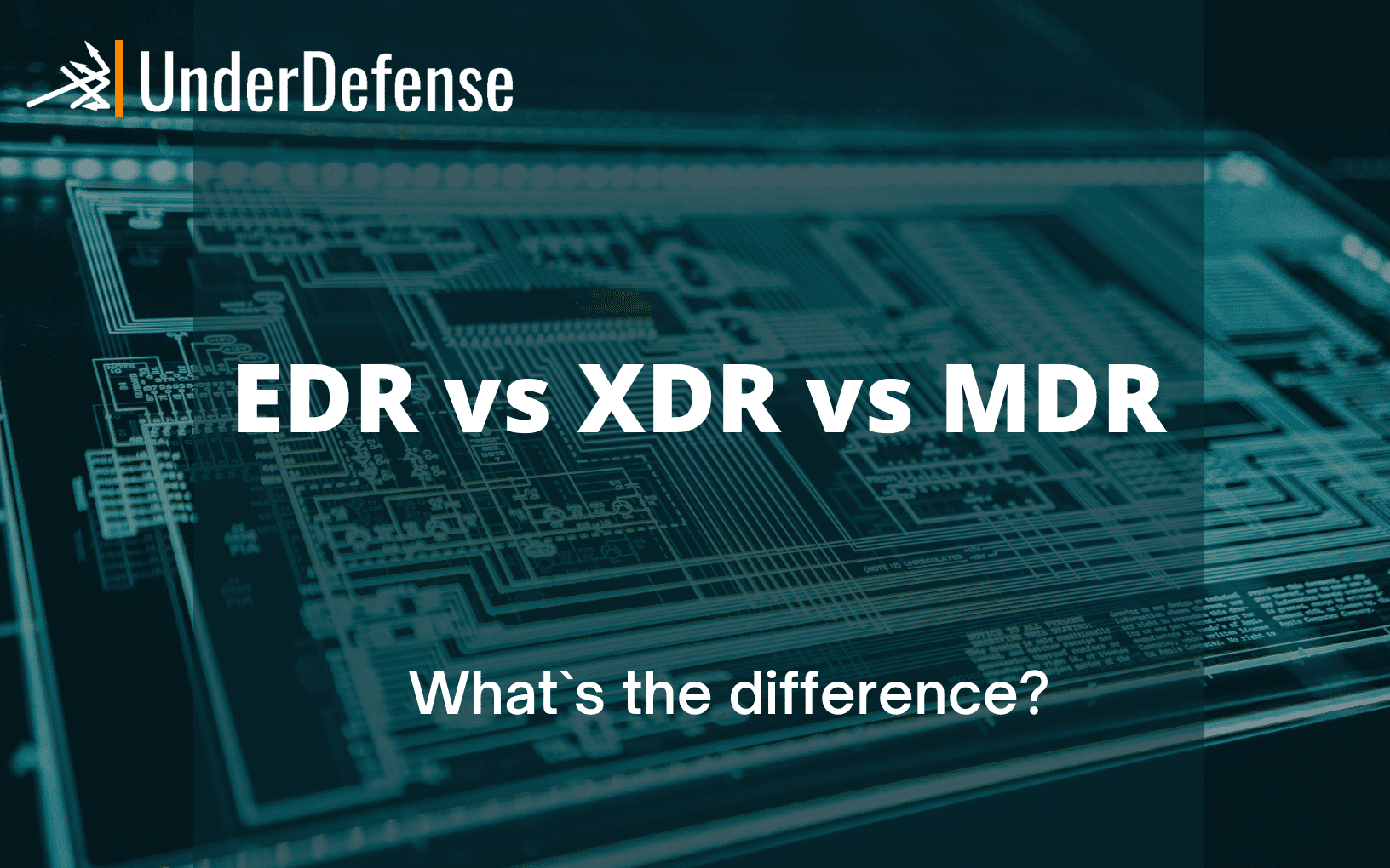 Edr Vs Xdr Vs Mdr What`s The Difference