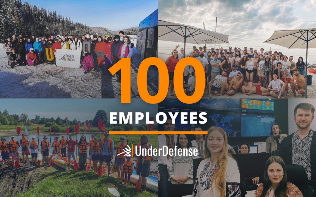UnderDefense reaches the mark of 100 employees
