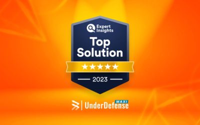 UnderDefense MAXI Wins Top Solutions Award for Excellence in Cyber Threat Intelligence!