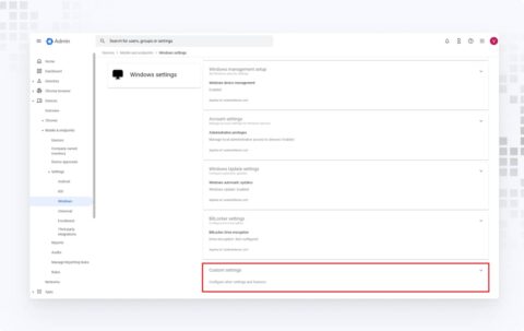 Google MDM for Windows for Device Management
