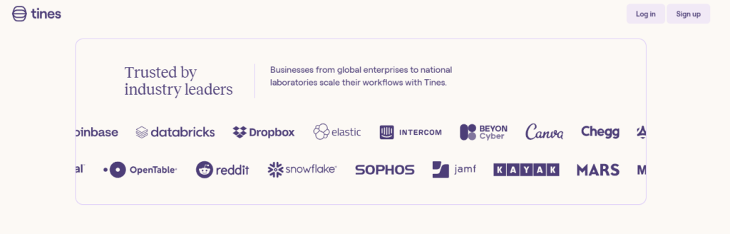 Tines no-code SOAR platform trusted by Coinbase, Databricks, Dropbox, Elastic, and Reddit security teams