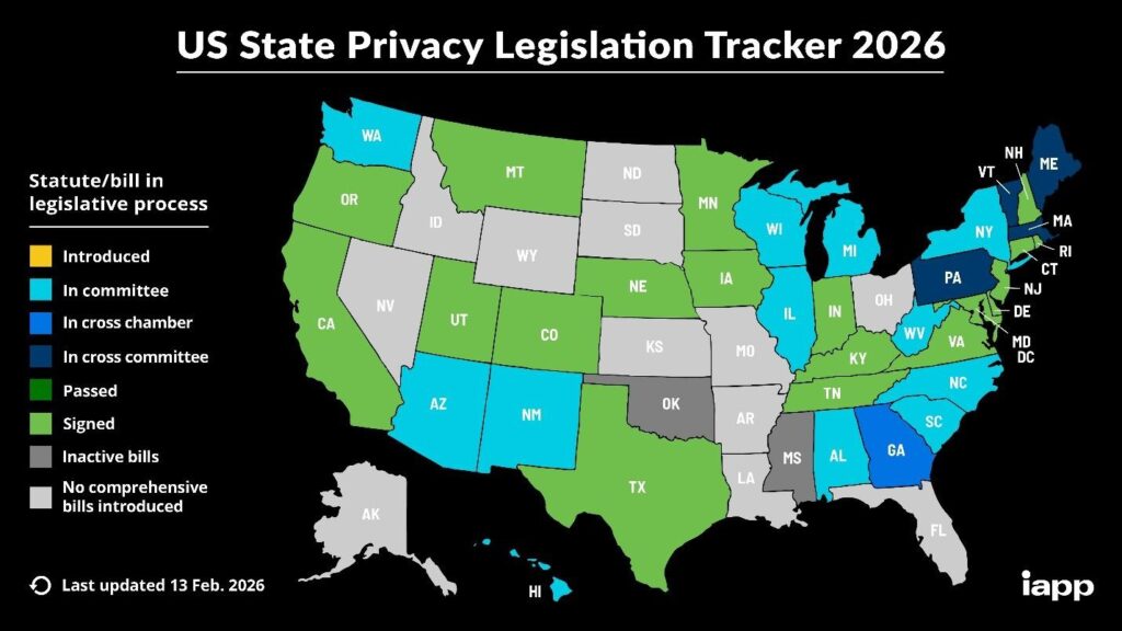 US State Privacy Legislation Tracker 2026