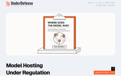 Where Does the Model Run: Data Residency Questions for AI SOC in Regulated Estates