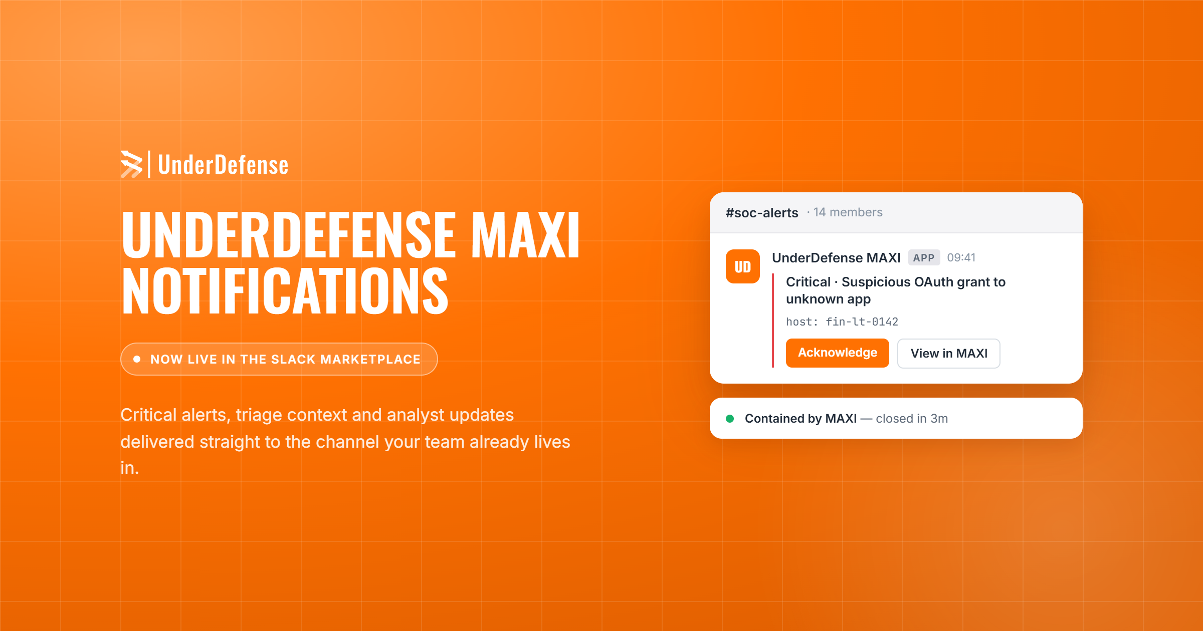 MAXI Notifications featured orange