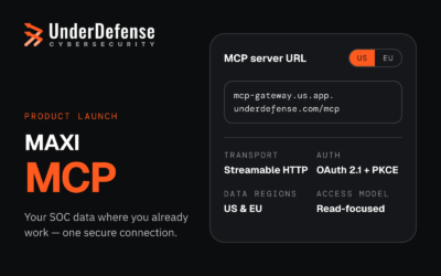 UnderDefense Introduces MAXI MCP – Your SOC Data Where You Already Work